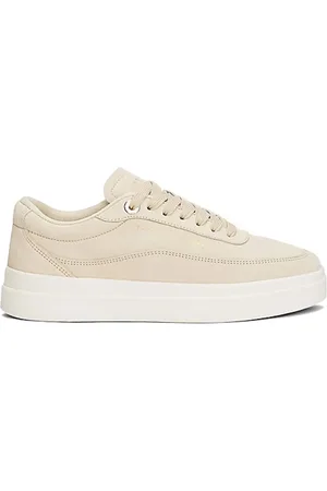 Tommy Hilfiger Skor, Dam, 40 EU, Läder, Nubuck Court Sneaker med Gummisula