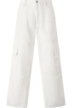 Roberto Cavalli Byxor, Herr, W36, Python Print Wide Leg Byxor