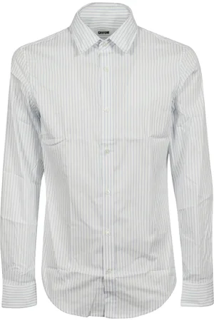 Mauro Grifoni Skjorta, Herr, S, Randiga Slim Fit Skjortor