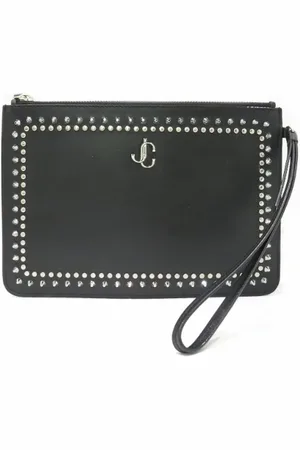 Jimmy Choo Pre-owned, Dam, ONE Size, Pre-owned Laeder kuvertvskor