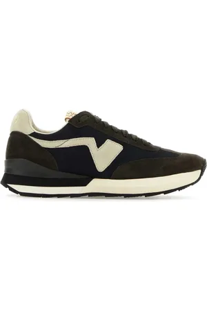 VISVIM Skor, Herr, 43 EU, Mocka, Färgglada Tyg- och Mocka Trainer Sneakers