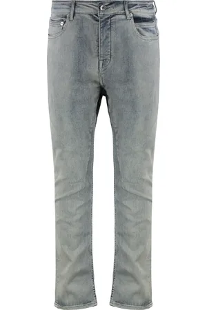 Rick Owens Jeans, Herr, W30, Bomull, Stretch bomullsjeans med metallnitar