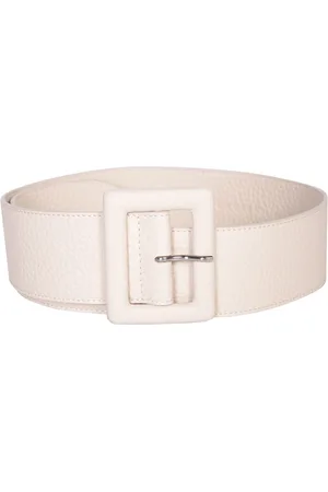 Orciani Accessoarer, Dam, 75 CM, Läder, Vitt Läderbälte Hammrat Design