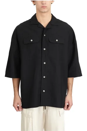 Rick Owens Skjorta, Herr, M, Svart Magnum Tommy Skjorta