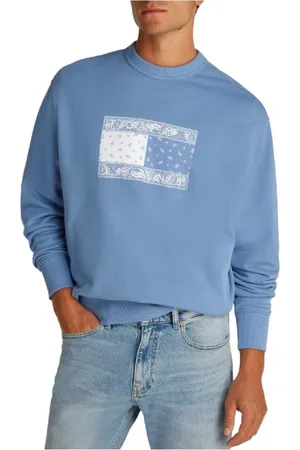 Tommy Hilfiger Sweatshirts & Hoodies, Herr, L, Paisley Flag Crew Sweatshirt