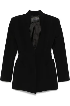 MUGLER Jacka, Dam, S, Svarta Jackor med Axelvaddar