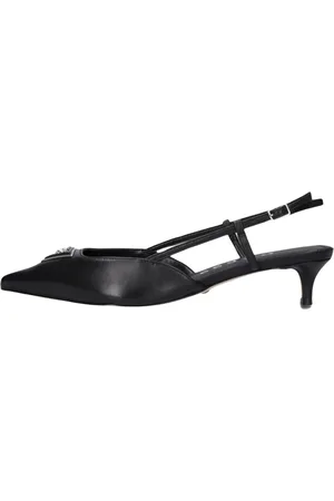 Guess Skor, Dam, 38 EU, Läder, Elegant Svarta Slingbacks Jesson
