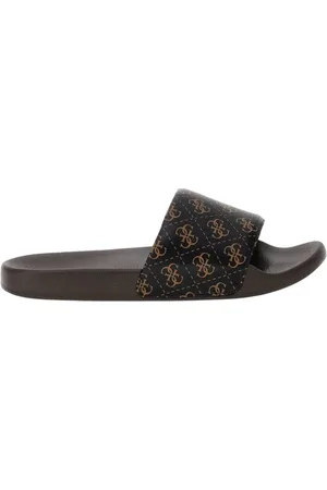 Guess Skor, Herr, 42 EU, Brun Avslappnade Syntetiska Sandaler