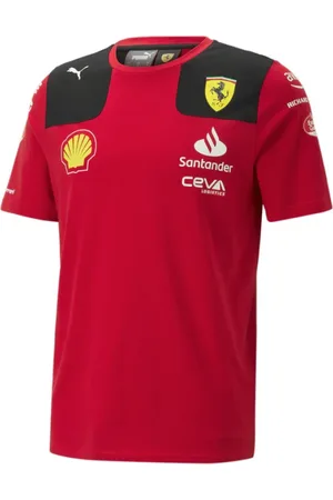 PUMA Sport, Herr, L, Röd Svart Ferrari Herr Skjorta