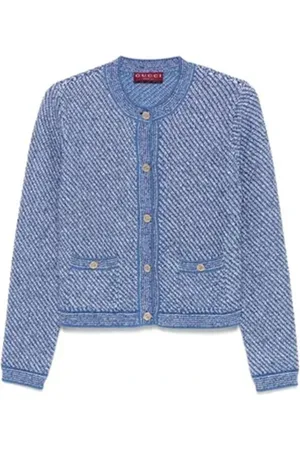 Gucci Stickade tröjor & koftor, Dam, S, Bomull, Elegant Tröja för Kvinnor