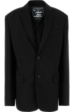 Y / PROJECT Jacka, Dam, 2Xs, Oversize Svart Jersey Blazer