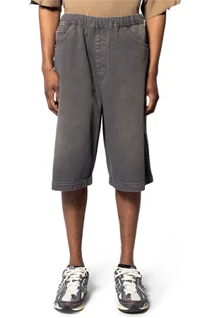 Entire Studios Shorts, Herr, M, Denim, Stone Light Denim Shorts Surface Wave