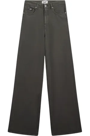 PENCE Jeans, Dam, W27, Bomull, Beqväm Wide Leg Byxor