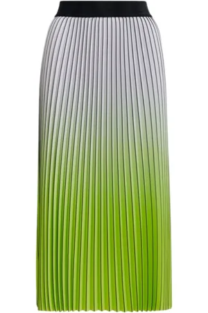 Essentiel Antwerp Kjol, Dam, S, Polyester, Gradient Plisserad Kjol