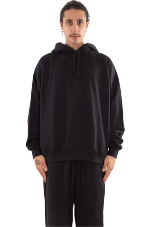 Y-3 Sweatshirts & Hoodies, Herr, L, Svart Grafisk Hoodie
