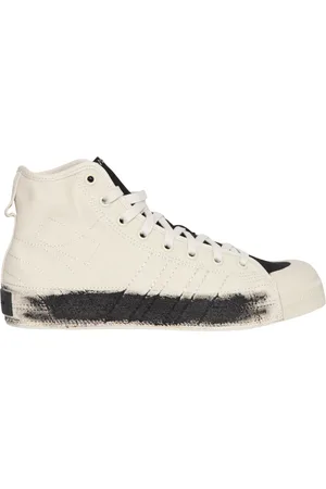 Y-3 Skor, Herr, 44 EU, Handmålade Nizza Hi Skor i Svart