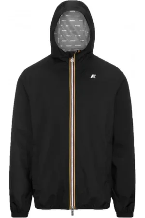 K-Way Jacka, Herr, XL, Polyester, Herr Stretch Dot Jacka - Svart