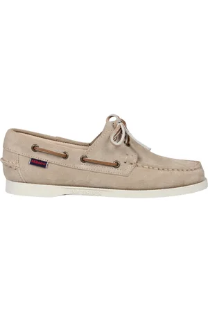 SEBAGO Skor, Dam, 37 1/2 EU, Läder, Nautisk Moccasin Loafers i Mocka Läder