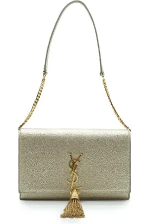 Saint Laurent Pre-owned, Dam, ONE Size, Pre-owned Laeder handvskor