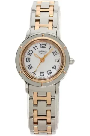 Hermès Pre-owned, Dam, ONE Size, Pre-owned Rostfritt stal klockor