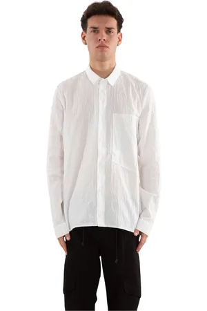 TRANSIT Skjorta, Herr, M, Linne, Linnefickaskjorta i Crepe Stil