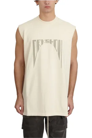 Rick Owens Topp, Herr, S, Ärmlös Naturlig Tarp Topp