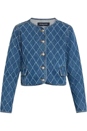 VERONICA BEARD Jacka, Dam, M, Denim, Diamanttryckt denimjacka