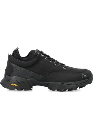 ROA Skor, Herr, 43 EU, Svarta Sneakers med Broderad Logotyp