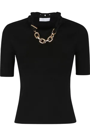 Paco rabanne Stickade tröjor & koftor, Dam, S, Avslappnad Stickad Tröja