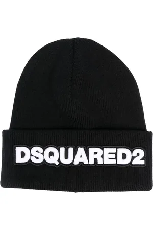 Dsquared2 Accessoarer, Dam, ONE Size, Italiensk Beanie Mössa för Kvinnor
