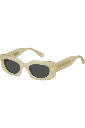 Marc Jacobs Accessoarer, Dam, ONE Size, Elegant Acetat solglasögon med grå linser