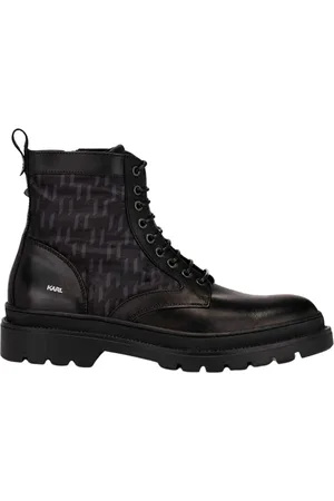 Karl Lagerfeld Skor, Herr, 44 EU, Läder, Lace-up Boots