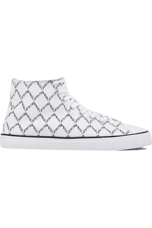 Paul Smith Skor, Herr, 41 EU, Logo Hi-Top Canvas Sneakers Vit