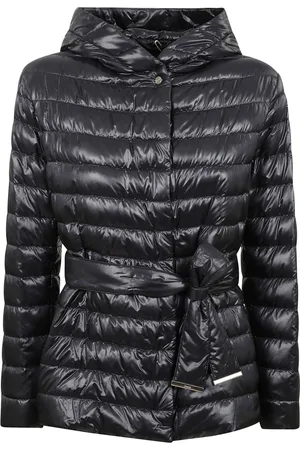 HERNO Jacka, Dam, XL, Quiltad huva jacka med knappar