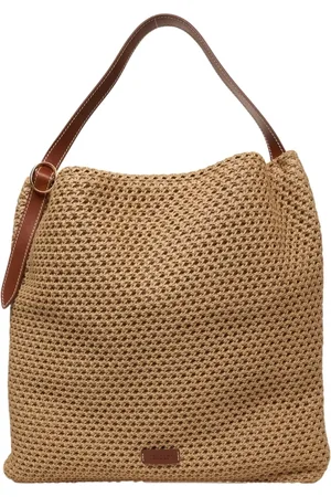 Orciani Väska, Dam, ONE Size, Läder, Shopper med Chic Logo Patch