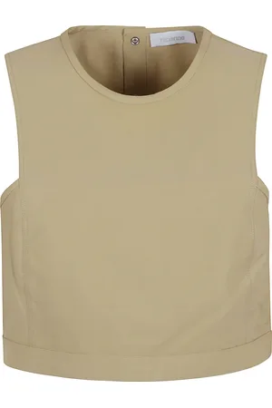 Paco rabanne Topp, Dam, S, Gul & Orange Topplagg för Kvinnor