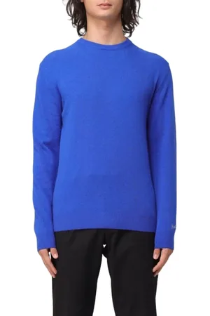 Woolrich Stickade tröjor & koftor, Herr, M, Ull Rundhals Ulltröja
