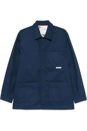 GR10K Jacka, Herr, XL, Denim, Replikerad Denim Skjortjacka