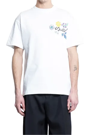 Soulland Topp, Herr, L, Bomull, Blomma Grafiskt Logotyp Tryck T-shirt