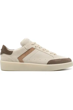 CANALI Skor, Herr, 44 EU, Läder, Italienska lädersneakers med gummisula