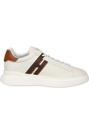 Hogan Skor, Herr, 43 EU, Läder, Hamrad lädersneakers med minnesskum