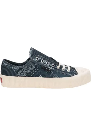 Superga Skor, Herr, 41 EU, Bomull, Mönstrade Sneakers Samarbetet av Paura