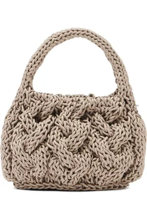 J.W.Anderson Väska, Dam, ONE Size, Läder, Kabelstickad Toteväska
