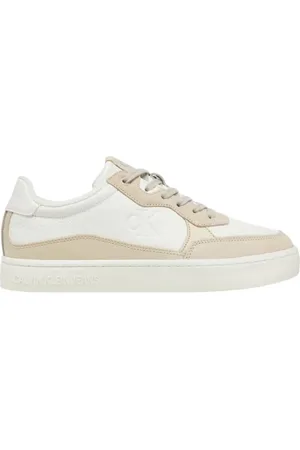 Calvin Klein Skor, Herr, 40 EU, Läder, Klassiska Cupsole Sneakers Urban Stil