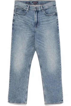 Michael Kors Jeans, Herr, W36, Denim, Ljus Denim Blå Jeans med Klassiska Fickor