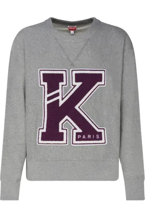 Kenzo Sweatshirts & Hoodies, Herr, M, Bomull, Logo Patch Detail Sweatshirt