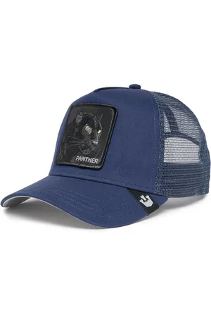 Goorin Bros. Accessoarer, Dam, ONE Size, Bomull, Animal Farm Baseball Trucker Mössa Blå