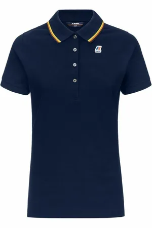 K-Way Topp, Dam, L, Bomull, Stretch Polo T-shirt för kvinnor