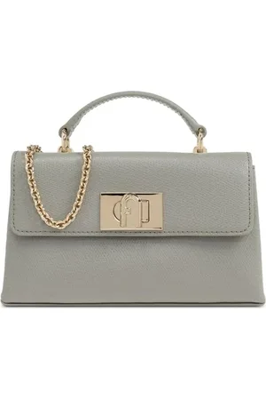 Furla Väska, Dam, ONE Size, Läder, Grön Mini Crossbody-väska