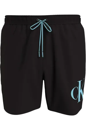 Calvin Klein Badkläder, Herr, M, Läder, Havskläder Badbyxor Dragsko Logotyp